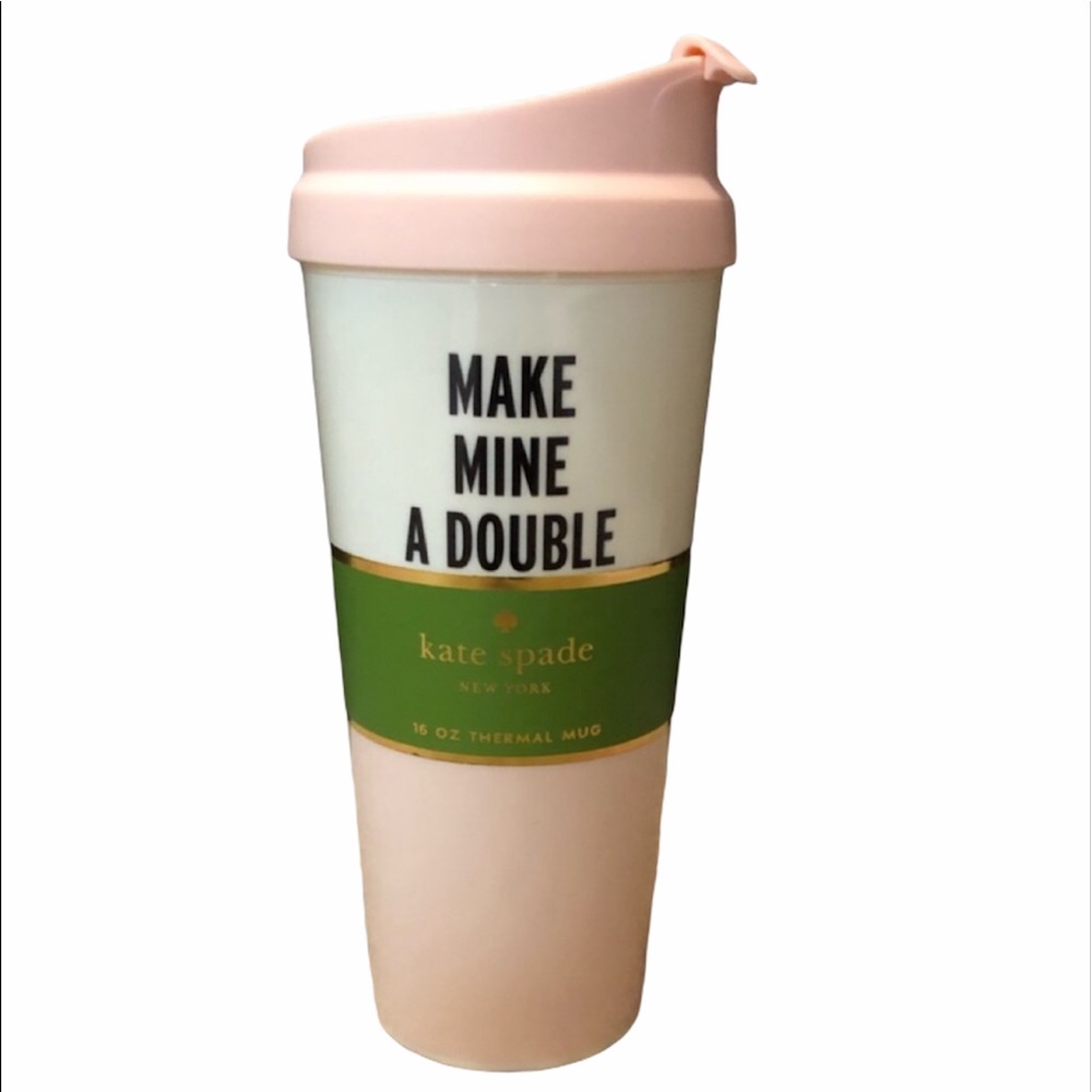 ๐ HP ๐ kate spade Make Mine a Double Thermal Mug - Picture 2 of 9